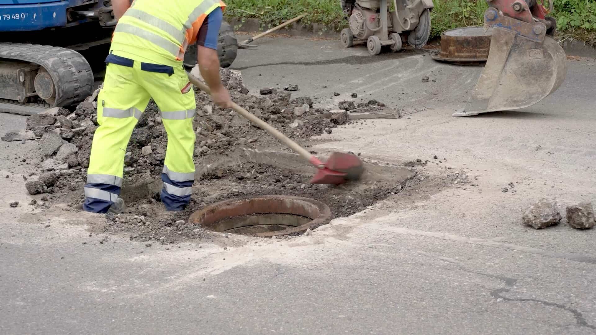 Kapitel 3.4: Sanierung eines Kanalschachtes