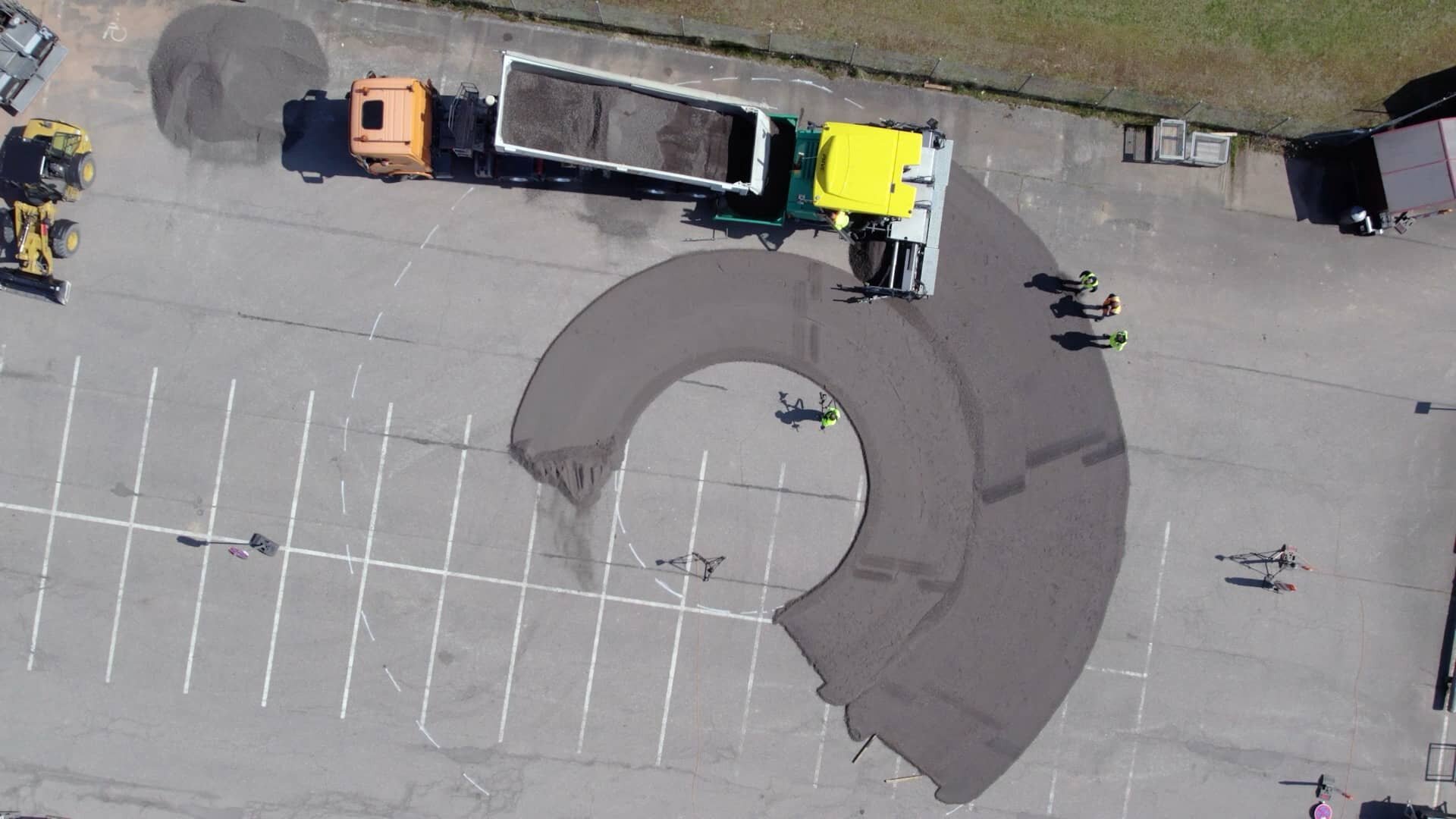 Chapter 4.7: Setting up an asphalt machine